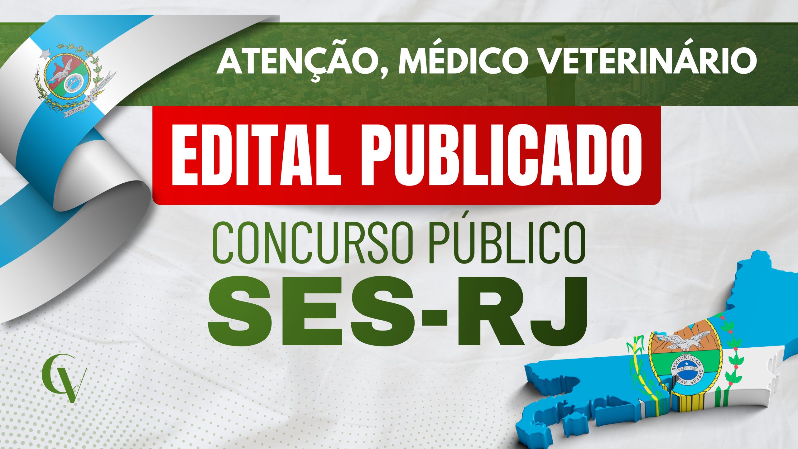 Médicos Veterinários: concurso da SES RJ tem edital publicado