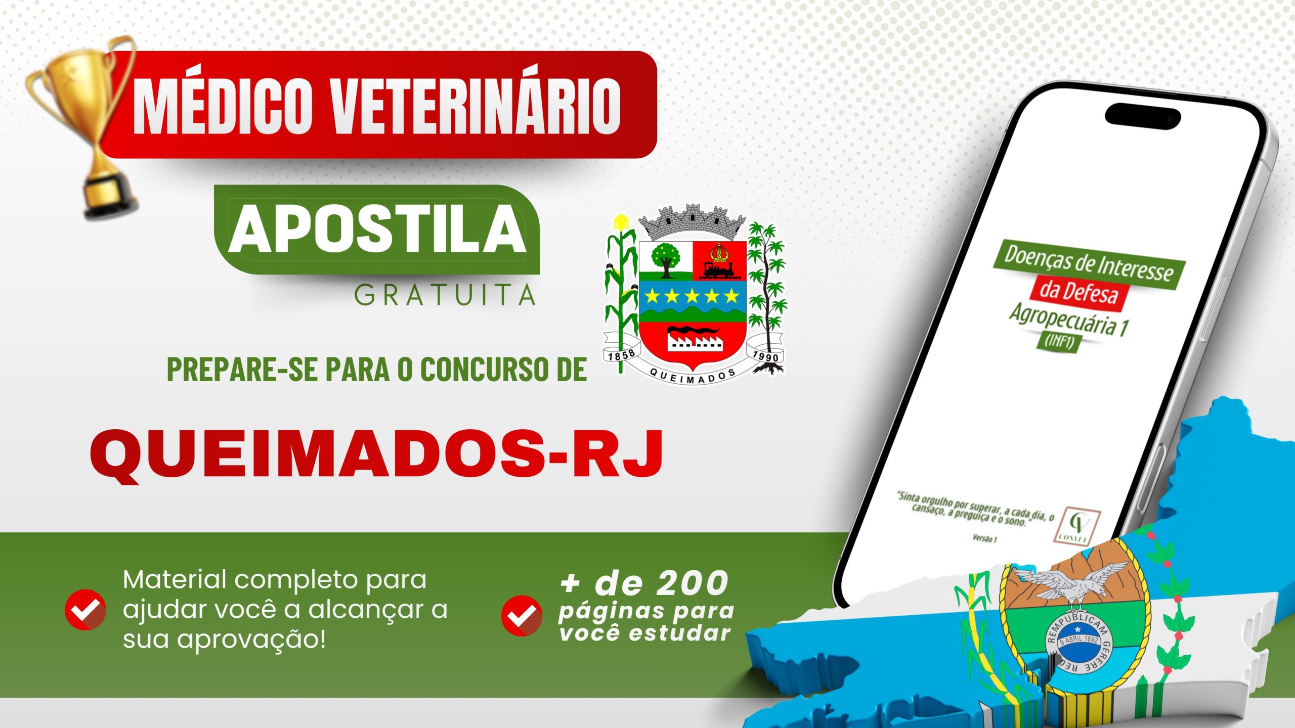 Apostila gratuita para o concurso de Queimados-RJ