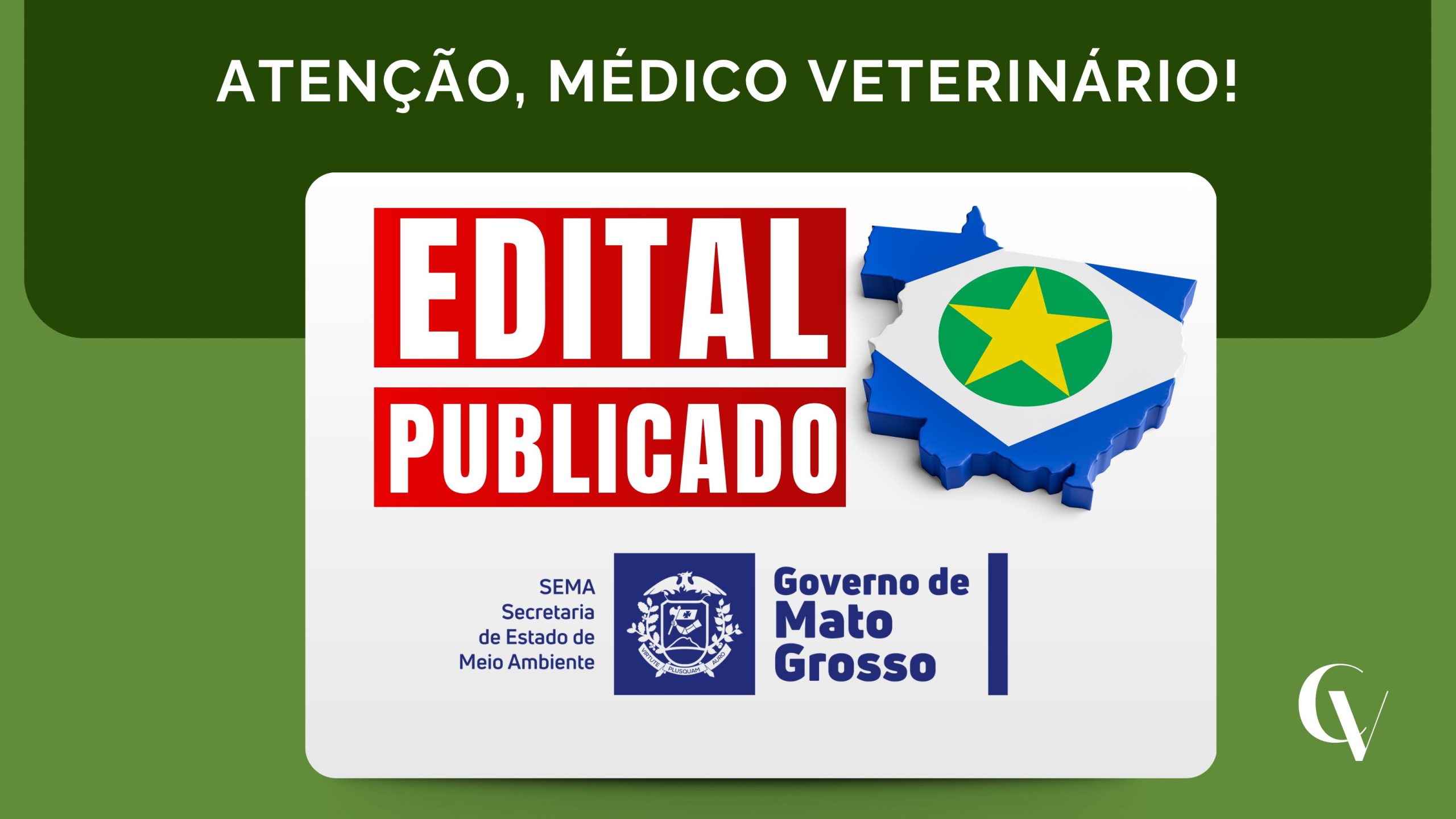 Edital SEMA MT publicado! Vagas para médico veterinário com salário de R$ 10,4 mil