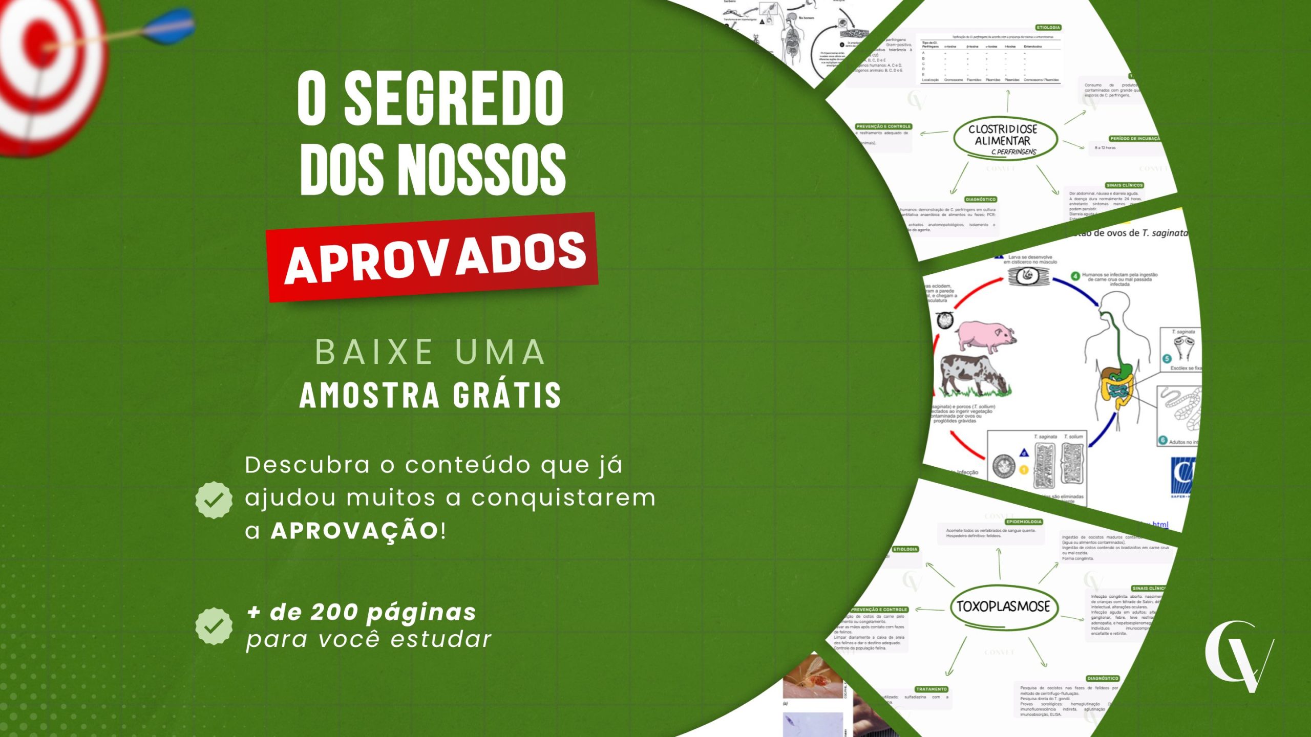 O segredo dos nossos aprovados, baixe uma apostila completa sobre ZOONOSES.